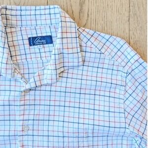 Arnau Barcelona 1930 Mens Size‎ L Long Sleeve Button Up Shirt Plaid Casual